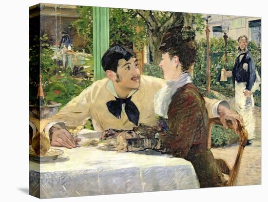 The Garden of Pere Lathuille, 1879-Edouard Manet-Premier Image Canvas