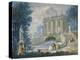 The Garden of Versailles, Tempera Painting-null-Premier Image Canvas