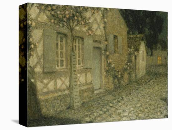 The Gardener's House in the Moonlight-Henri Eugene Augustin Le Sidaner-Premier Image Canvas