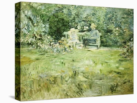 The Gardening Lesson, 1886-Berthe Morisot-Premier Image Canvas