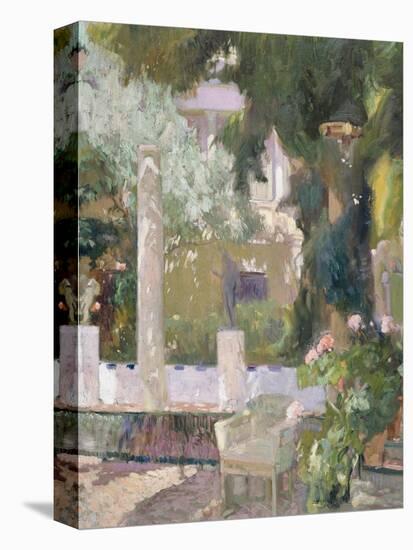 The Gardens at the Sorolla Family House, 1920-Joaquin Sorolla y Bastida-Premier Image Canvas