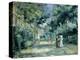 The Gardens in Montmartre, 19th Century-Pierre-Auguste Renoir-Premier Image Canvas