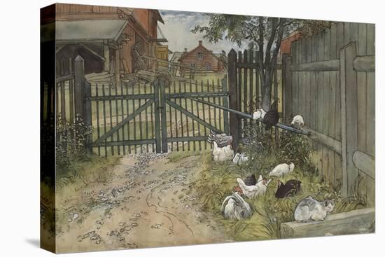 The Gate, from 'A Home' series, c.1895-Carl Larsson-Premier Image Canvas