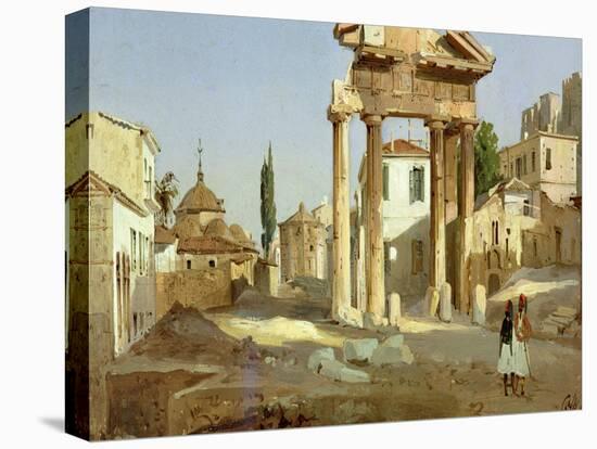 The Gate of Agora in Athens, 1843-Ippolito Caffi-Premier Image Canvas
