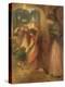 The Gate of Memory, 1864 (Coloured Chalks on Paper)-Dante Gabriel Rossetti-Premier Image Canvas