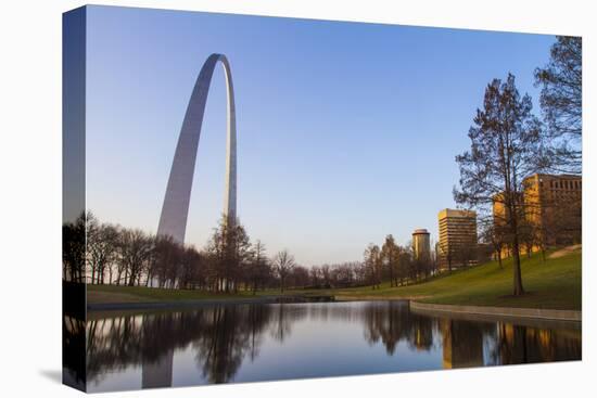 The Gateway Arch in St. Louis, Missouri. Jefferson National Memorial-Jerry & Marcy Monkman-Premier Image Canvas