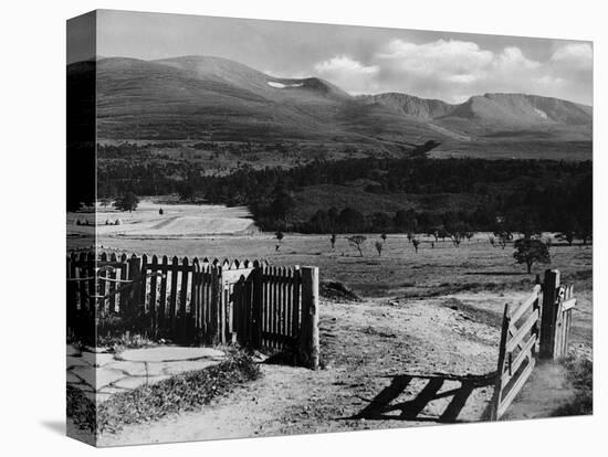 The Gateway to the Cairngorms Lochan Mountains Scotland-null-Premier Image Canvas
