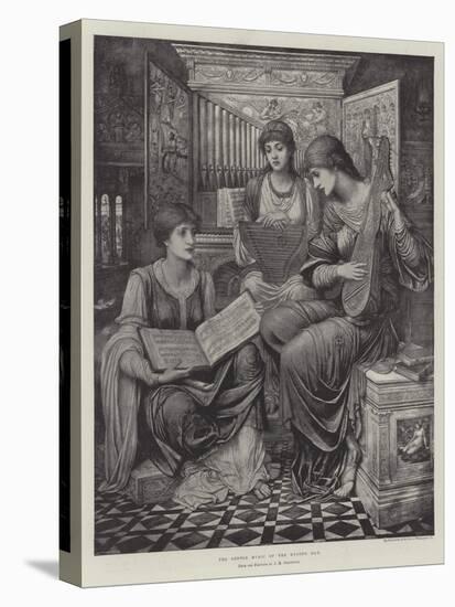 The Gentle Music of the Bygone Day-John Melhuish Strudwick-Premier Image Canvas