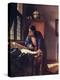 The Geographer, 1668-1669-Johannes Vermeer-Premier Image Canvas