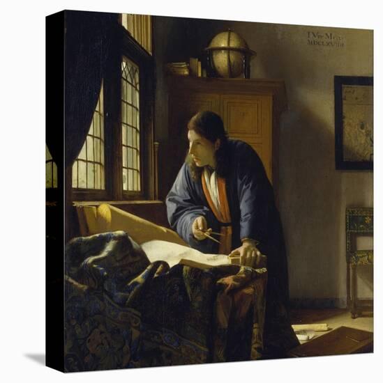 The Geographer. 1669-Johannes Vermeer-Premier Image Canvas