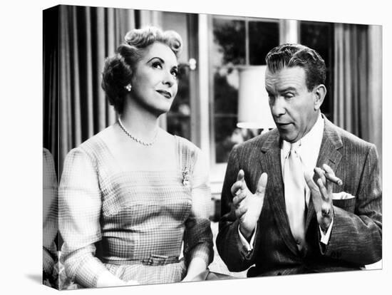 The George Burns and Gracie Allen Show, Gracie Allen, George Burns, 1950-58-null-Stretched Canvas