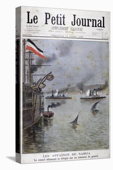 The German Consul Seeks Refuge on a German War Ship, 1899-Henri Meyer-Premier Image Canvas