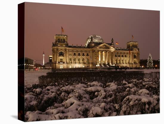 The German Parliament in the Old Reichstag Building, Berlin, Germany-David Bank-Premier Image Canvas