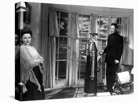 The Ghost and Mrs. Muir, Gene Tierney, Rex Harrison, 1947-null-Stretched Canvas