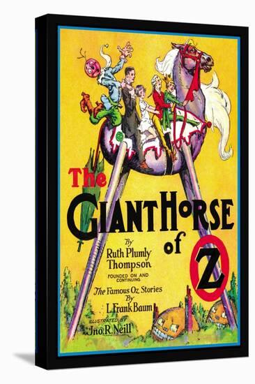 The Giant Horse of Oz-John R. Neill-Stretched Canvas