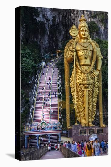 The Giant Statue to the Hindu Lord Murugan at the Entrance to the Batu Caves, Gomback, Selangor-Sean Cooper-Premier Image Canvas