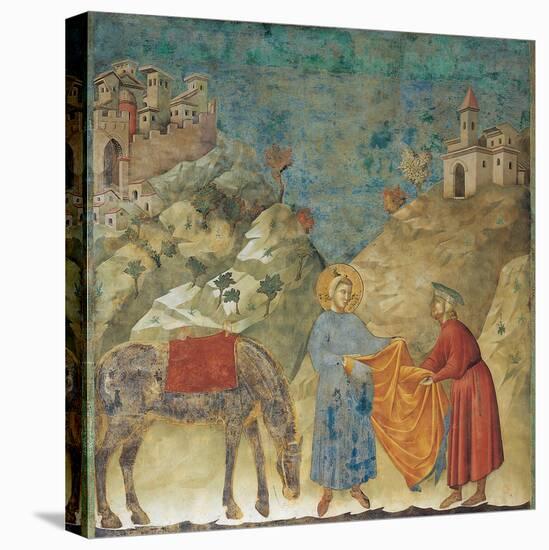 The Gift of the Mantle-Giotto di Bondone-Premier Image Canvas