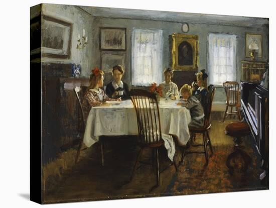 The Gilchrist Family at Breakfast, 1916-William Wallace Gilchrist-Premier Image Canvas