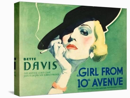 The Girl From 10th Avenue, Bette Davis on title card, 1935-null-Stretched Canvas