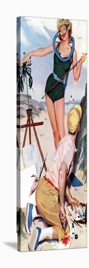 The Girl From the Ocean Floor  - Saturday Evening Post "Leading Ladies", December 18, 1954 pg.24-Lynn Buckham-Premier Image Canvas