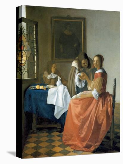 The Girl with the Wineglass, 1659-1660-Johannes Vermeer-Premier Image Canvas