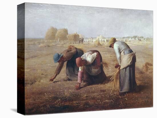 The Gleaners (Des Glaneuses Ou Les Glaneuses)-Jean-François Millet-Stretched Canvas