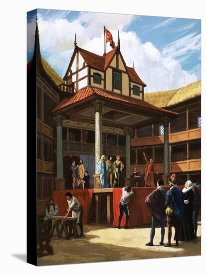 The Globe Theatre-Ralph Bruce-Premier Image Canvas