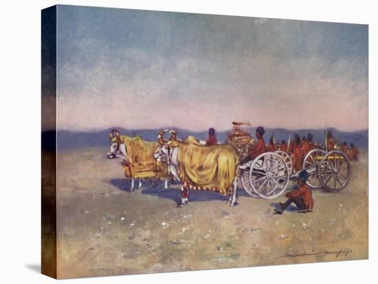'The Gold and Silver Cannons of Baroda, 1903-Mortimer L Menpes-Premier Image Canvas