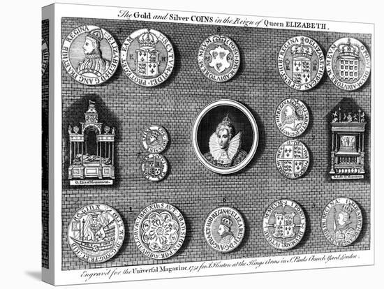 The Gold and Silver Coins in the Reign of Queen Elizabeth, 1751-Eldridge-Premier Image Canvas