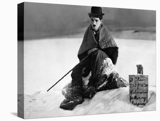 The Gold Rush, Charlie Chaplin, 1925-null-Stretched Canvas