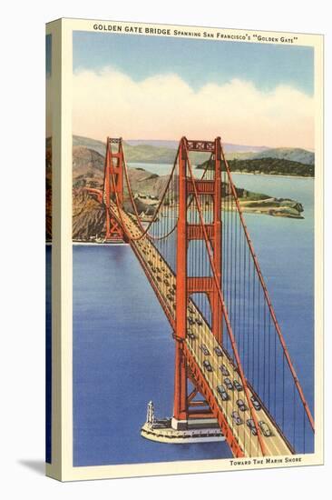 The Golden Gate Bridge, San Francisco, California-null-Stretched Canvas