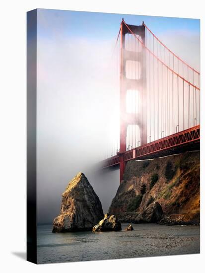 The Golden Gate Bridge Shrouded in Mist at Sunrise-Jody Miller-Premier Image Canvas