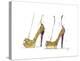 The Golden Heels-Jessica Durrant-Stretched Canvas