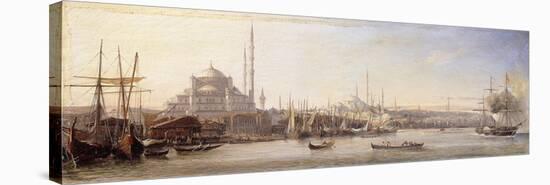 The Golden Horn with The Suleimaniye and The Faith Mosques, Constantinople-Antoine-Leon Morel-Fatio-Premier Image Canvas