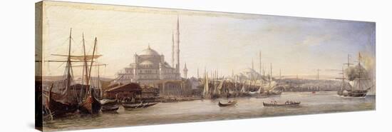 The Golden Horn with The Suleimaniye and The Faith Mosques, Constantinople-Antoine-Leon Morel-Fatio-Premier Image Canvas
