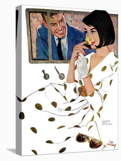 The Golden Rose - Saturday Evening Post "Leading Ladies", October 24, 1959 pg.23-Coby Whitmore-Premier Image Canvas