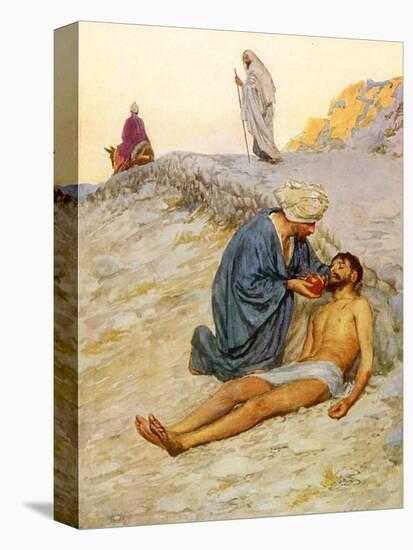 The Good Samaritan-William Henry Margetson-Premier Image Canvas