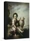 The Good Shepherd, C.1660, 123X101Cm-Bartolome Esteban Murillo-Premier Image Canvas