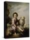 The Good Shepherd, Ca. 1660, Spanish School-Bartolome Esteban Murillo-Premier Image Canvas