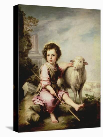 The Good Shepherd, circa 1650-Bartolome Esteban Murillo-Premier Image Canvas