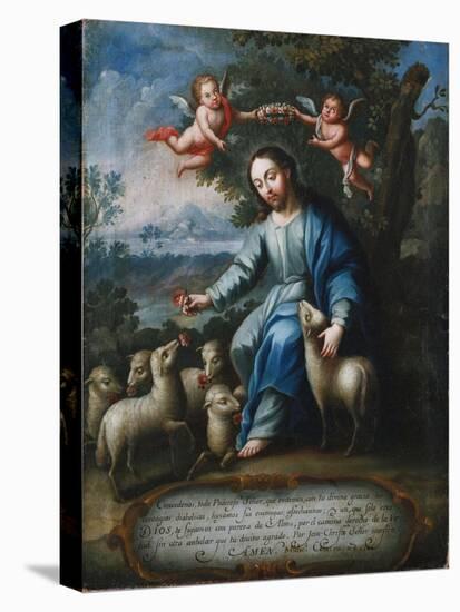 The Good Shepherd, El Buen Pastor, 1765-Miguel Cabrera-Premier Image Canvas