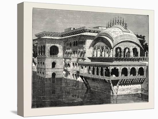 The Gopal Bhowan in the Palace of Digh, India-null-Premier Image Canvas