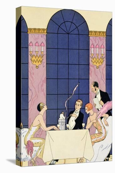 The Gourmands, 1920-30-Georges Barbier-Premier Image Canvas