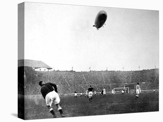 The 'Graf Zeppelin' over Wembley During the F.A. Cup Final-null-Premier Image Canvas