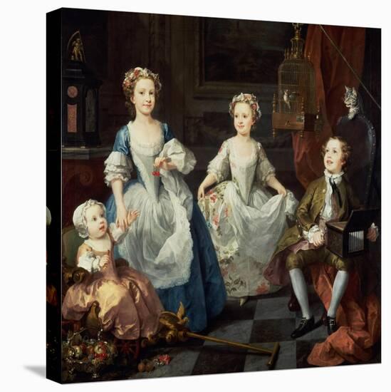 The Graham Children, 1742-William Hogarth-Premier Image Canvas