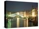 The Grand Canal and Rialto Bridge at Dusk, Venice, Unesco World Heritage Site, Veneto, Italy-Sergio Pitamitz-Premier Image Canvas