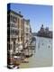 The Grand Canal and the Domed Santa Maria Della Salute, Venice, Veneto, Italy-Amanda Hall-Premier Image Canvas