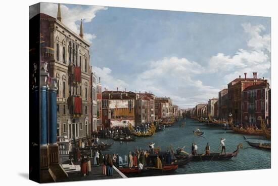 The Grand Canal at Venice-Canaletto-Premier Image Canvas