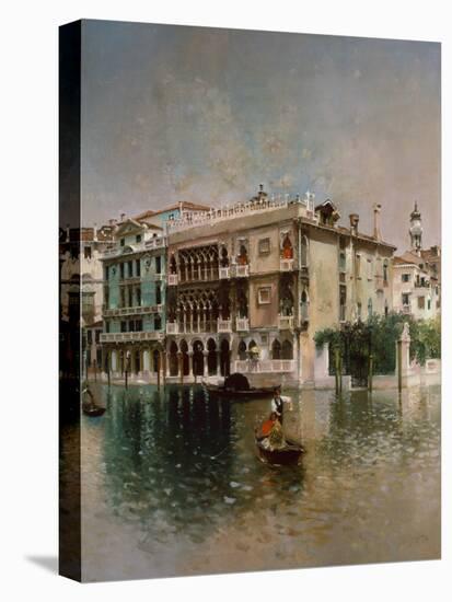 The Grand Canal, Venice, 1890-Robert Frederick Blum-Premier Image Canvas