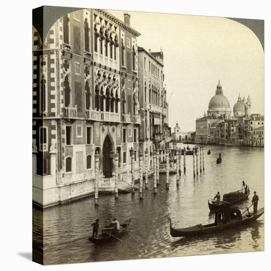 The Grand Canal, Venice, Italy-Underwood & Underwood-Premier Image Canvas